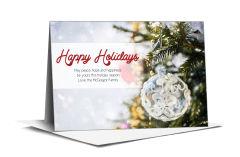 Christmas Card w-Envelope 7.875